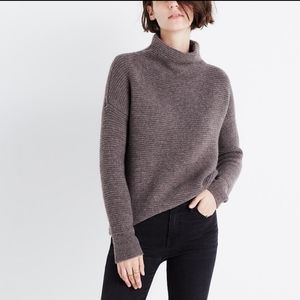 Madewell Southfield Mock-neck Wool Blend Sweater